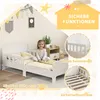 AIYAPLAY Kinderbett Kleinkindbett mit Rausfallschutz Produktbild-Vorschau 4