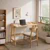 Relaxdays, bureau en bois, dimensions (H x L x P) : 81,5 x Voir les images du produit 2