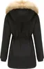 ASKSA Damen Winterjacke Wintermantel Baumwolljacke Warm Produktbild-Vorschau 3
