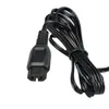 A black power cord with a connector is shown against a white background. Produktbild-Vorschau