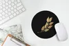 MuchoWow® Mauspad Mousepad Gold - Blatt - Zweig 20x20 cm - Produktbild-Vorschau 5