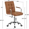 Yaheetech Bürostuhl Kunstleder Schreibtischstuhl Drehstuhl Produktbild-Vorschau 7
