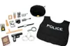 UMU® Costume da poliziotto per bambini in legno 17 pezzi - Anteprima dell’immagine prodotto 5