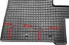 Tappetini auto in gomma Rigum Ford Transit 2014- (3 posti) Anteprima dell’immagine prodotto 6
