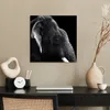 MuchoWow® Poster Tierprofil Elefant in Schwarz und Weiß Produktbild-Vorschau 3