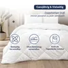 Mikrofaser Bettdecke Weiß, 200x200 cm,Doppelbett Leichtes Produktbild-Vorschau 5