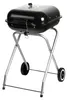 Relaxdays mobiler Holzkohlegrill mit Deckel & Rollen, Produktbild-Vorschau 9
