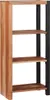 Étagère vidaXL marron 50 x 30 x 110 cm en bois massif Voir les images du produit 1