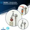 tecuro Wandscheibe mit Innengewinde Rp 1/2 Zoll x 3/8 Zoll Produktbild-Vorschau 2