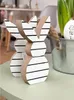 Wielkanocny drewniany królik WHITE BUNNY 14 cm biały Podgląd zdjęcia produktu 4