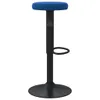 Hochwertig Barhocker 2 Stk. Blau Samt  333147 Produktbild-Vorschau 5