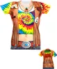 Fotorealistisches T-Shirt als Hippie Frau Gr. S - XL - Produktbild-Vorschau 2