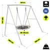 Balançoire de jardin avec support, modèle « nid d'oiseau » Voir les images du produit 8