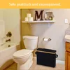 Rangement du papier toilette Panier avec couvercle en Voir les images du produit 4