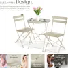 tectake® Bistrotisch Set Frieda, klappbar für 2 Personen Produktbild-Vorschau 3