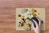MuchoWow® Mauspad Mousepad Blumen - Pflanzen - Gold - Produktbild-Vorschau 3