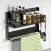 Uniqoos® Scaffale da parete nero salvaspazio con Anteprima dell’immagine prodotto 6