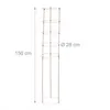 Relaxdays Rankhilfe 2er Set, Metall & Kunststoff, 150 cm Produktbild-Vorschau 4