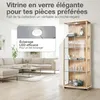 K-Möbel Vitrine en verre debout enReproduction hêtre Voir les images du produit 4