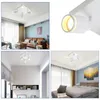 ZMH LED Deckenleuchte Weiß 4 Flammig Deckenlampe GU10 Produktbild-Vorschau 8