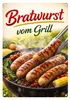 Blechschild 20x30cm Bratwurst vom Grill Retro Motiv Produktbild-Vorschau 1