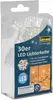 The product is packaged in a clear plastic box, showing the LED light string inside and marketing information on the front. Produktbild-Vorschau
