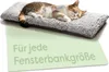Katzen Fensterliege Fensterbank rutschfest - Selbstwärmende Produktbild-Vorschau 1