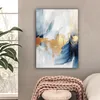 Wandbilder wohnzimmer 60x80 cm - Abstrakt und Modern - Blau Produktbild-Vorschau 2