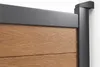 ATHOS 3 m H. 160 cm Massivholz-Schwingtor aus Teakholz mit Produktbild-Vorschau 6