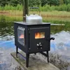 3-Scheiben-Gartenofen Hugo mit Herdplatte, Zeltofen, Produktbild-Vorschau 4