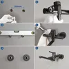 CECIPA Wasserhahn Wandmontage,360° Drehbare Edelstahl Produktbild-Vorschau 9