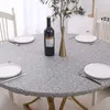Kulatý vinylový ubrus s flanelovým podkladem, elastickým Náhled obrázku produktu 4