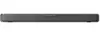 A front view of a grey soundbar speaker on a white background. Voir les images du produit