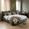 ELVORA DESIGNE Polsterbett 140x200, Modernes Skandi-Bett Produktbild-Vorschau 2