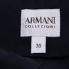 0432AF pantalone donna ARMANI COLLEZIONI blue wool trouser Produktbild-Vorschau 4