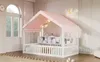 Cama infantil de 90x200 cm con dosel, guirnalda de luces Vista previa de la imagen del producto 8