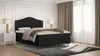A bedroom setting with a bed, nightstands, and curtains. Náhled obrázku produktu