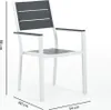 Set da giardino con tavolo rettangolare 156×78 cm in Anteprima dell’immagine prodotto 6