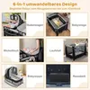 DREAMADE Reisebett mit Matratze, 6-in-1 Babybett, Produktbild-Vorschau 2