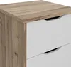Commode avec 4 tiroirs - panneau de particules - chêne et Voir les images du produit 9