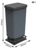 Rotho Abfalleimer 40 L Paso - Treteimer Geruchsdicht - Produktbild-Vorschau 3