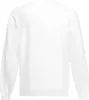 A plain white sweatshirt shown from the back. Anteprima dell’immagine prodotto