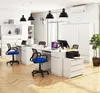 PC-Schreibtisch AKORD A5 Weiß mit 2 Schubladen und 5 Produktbild-Vorschau 6