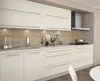Blocco cucina KVANTUM 240cm frontale grigio MDF vaniglia Anteprima dell’immagine prodotto 1