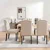A dining room setting with a table and chairs. Podgląd zdjęcia produktu