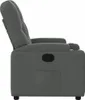 vidaXL Fauteuil relax gris foncé Tissu Voir les images du produit 7