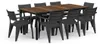 Zahradní stůl Keter Porto 200 walnut black steel Náhled obrázku produktu 10