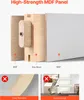 Porta scorrevole SucceBuy in stile fienile con kit di Anteprima dell’immagine prodotto 3