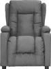 relaxační křeslo vidaXL Light Grey Fabric Náhled obrázku produktu 1
