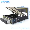 okwish 140×200 Polsterbett mit Schubladen und Rollen, Produktbild-Vorschau 7